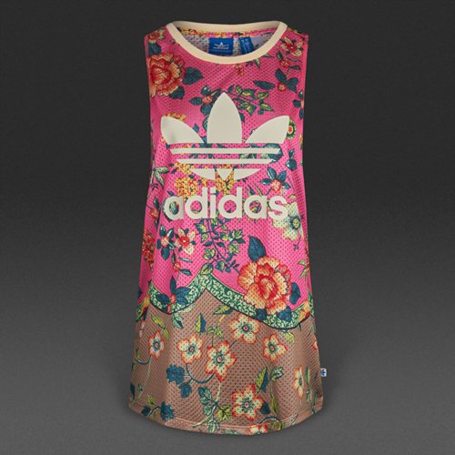 Adidas Originals Jardineto Loose Trefoil Tank Multicolor for Women